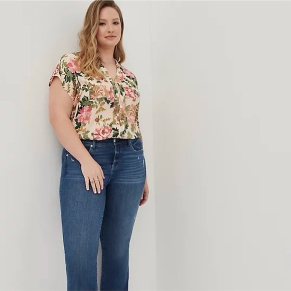 Torrid Georgette Floral Print Women's Top Size 2X - Picture 2 of 9